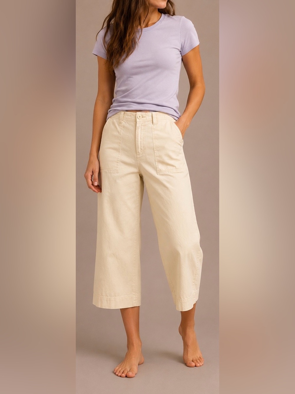 Khakis International Design Capris Pants